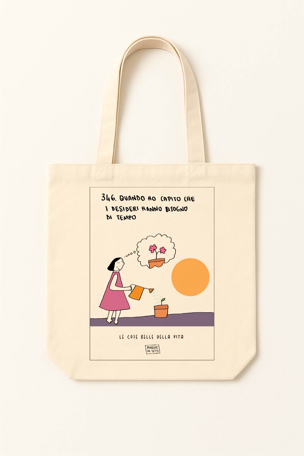 The beautiful things in life - 346. When I realized that desires take time - tote bag