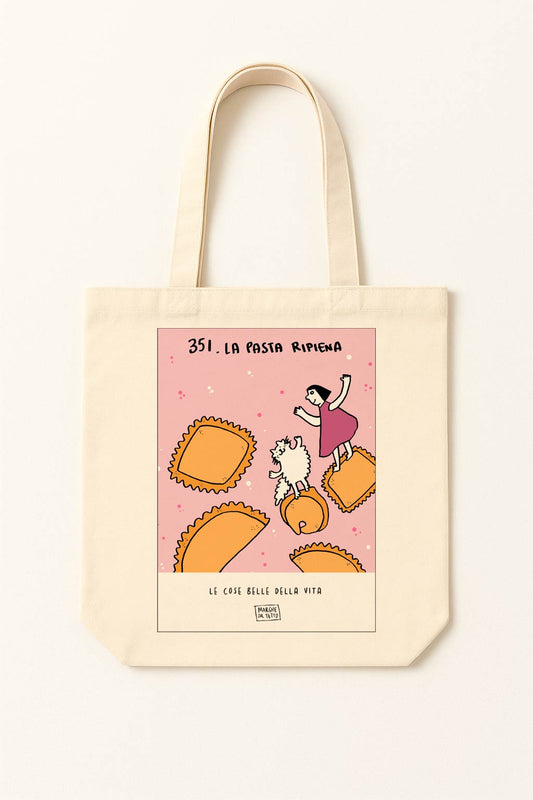 The beautiful things in life - 351. Stuffed pasta - tote bag