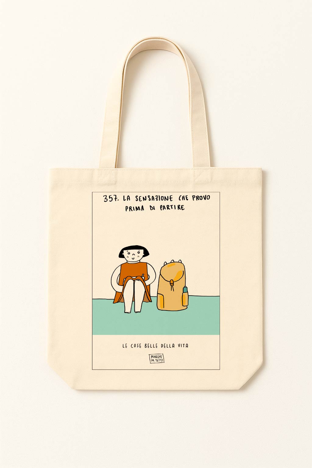 The beautiful things in life - 357. The feeling I get before I leave - tote bag