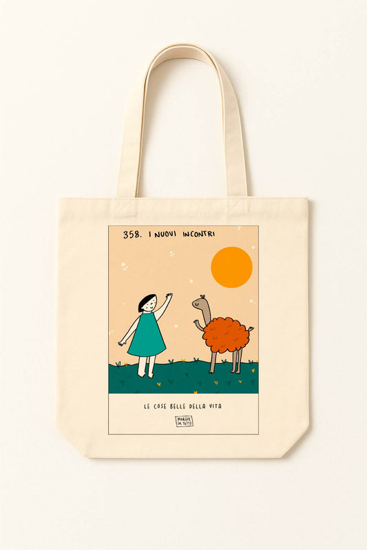 The beautiful things in life - 358. New meetings - tote bag