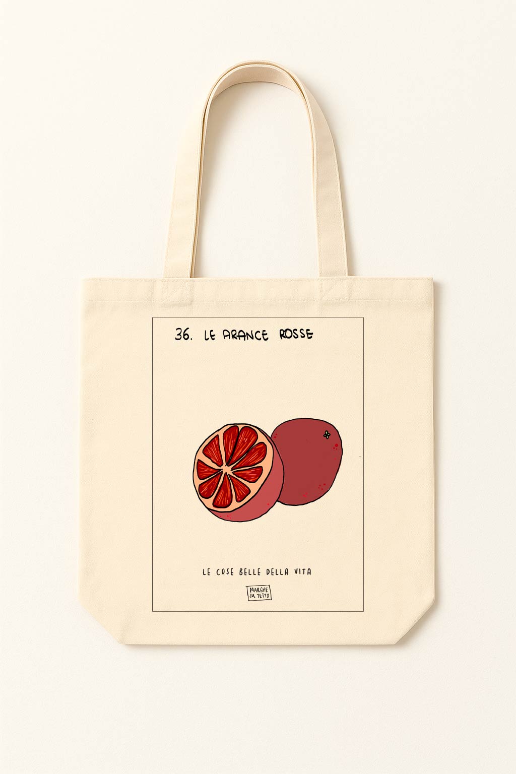 Lo bueno de la vida - 36. Las naranjas rojas - bolsa de tela