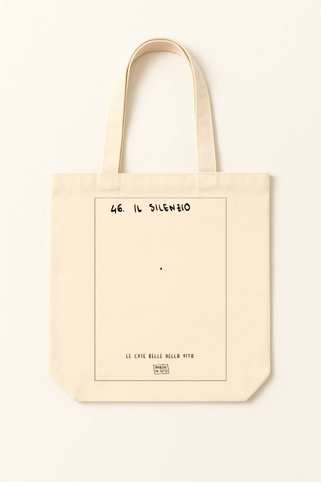 The beautiful things in life - 46. Silence - tote bag