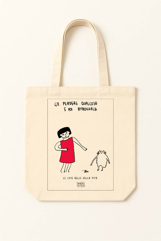 The beautiful things in life - 49. Losing something and then finding it again - tote bag