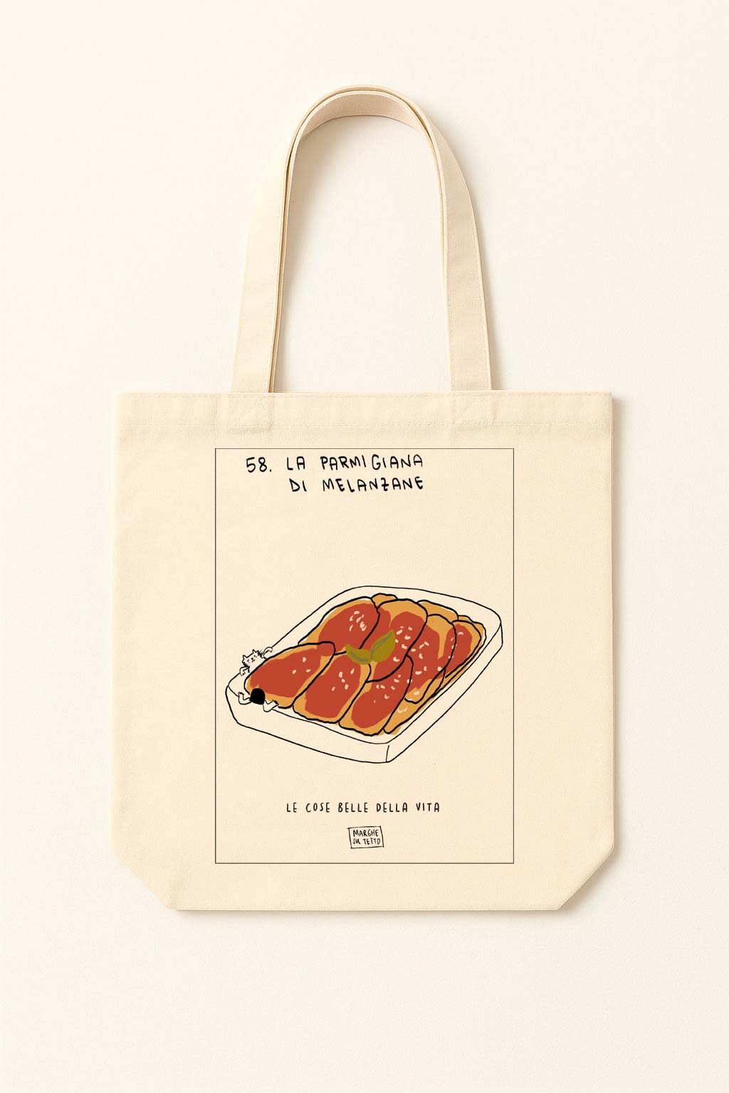 The beautiful things in life - 58. Eggplant Parmigiana - tote bag