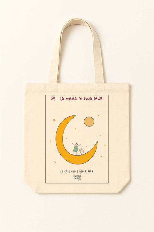 The beautiful things in life - 59. The music of Lucio Dalla - tote bag