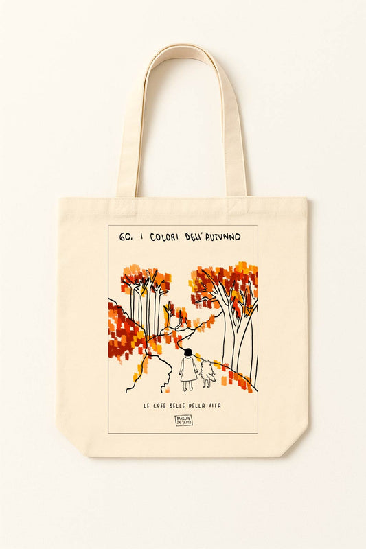 The beautiful things in life - 60. Autumn colors - tote bag