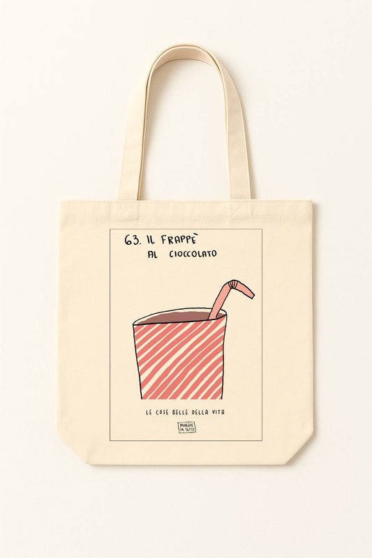The beautiful things in life - 63. Chocolate milkshake - tote bag