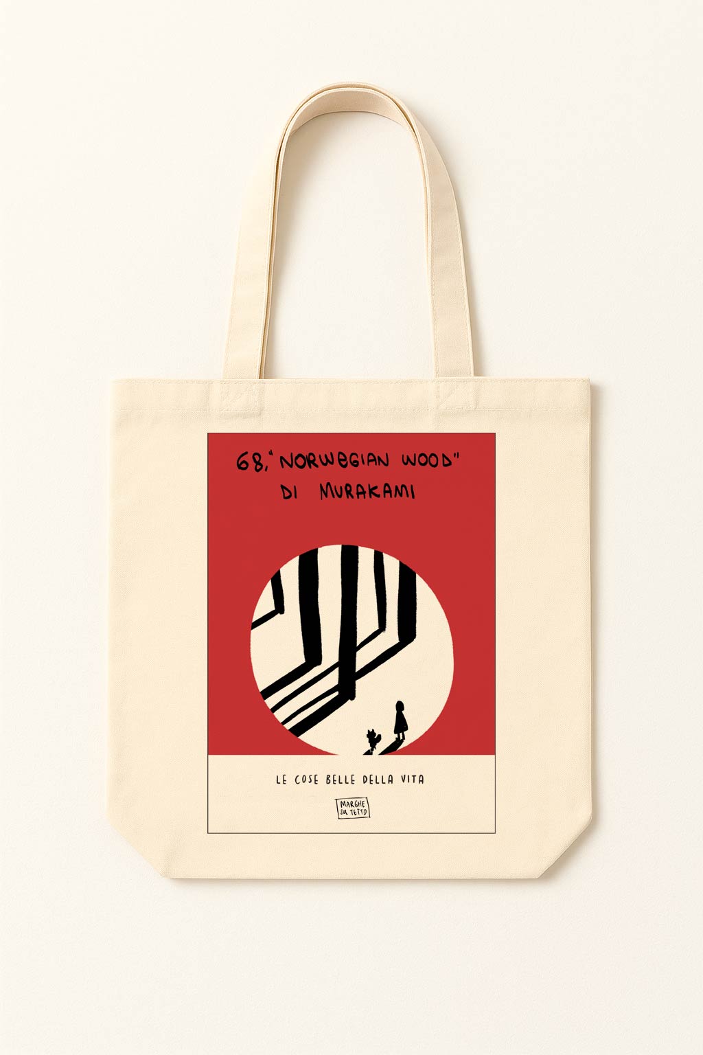 The beautiful things in life - 68. Norwegian Wood by Murakami - tote bag