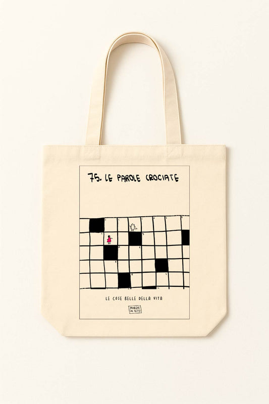 The beautiful things in life - 75. Crossword puzzles - tote bag