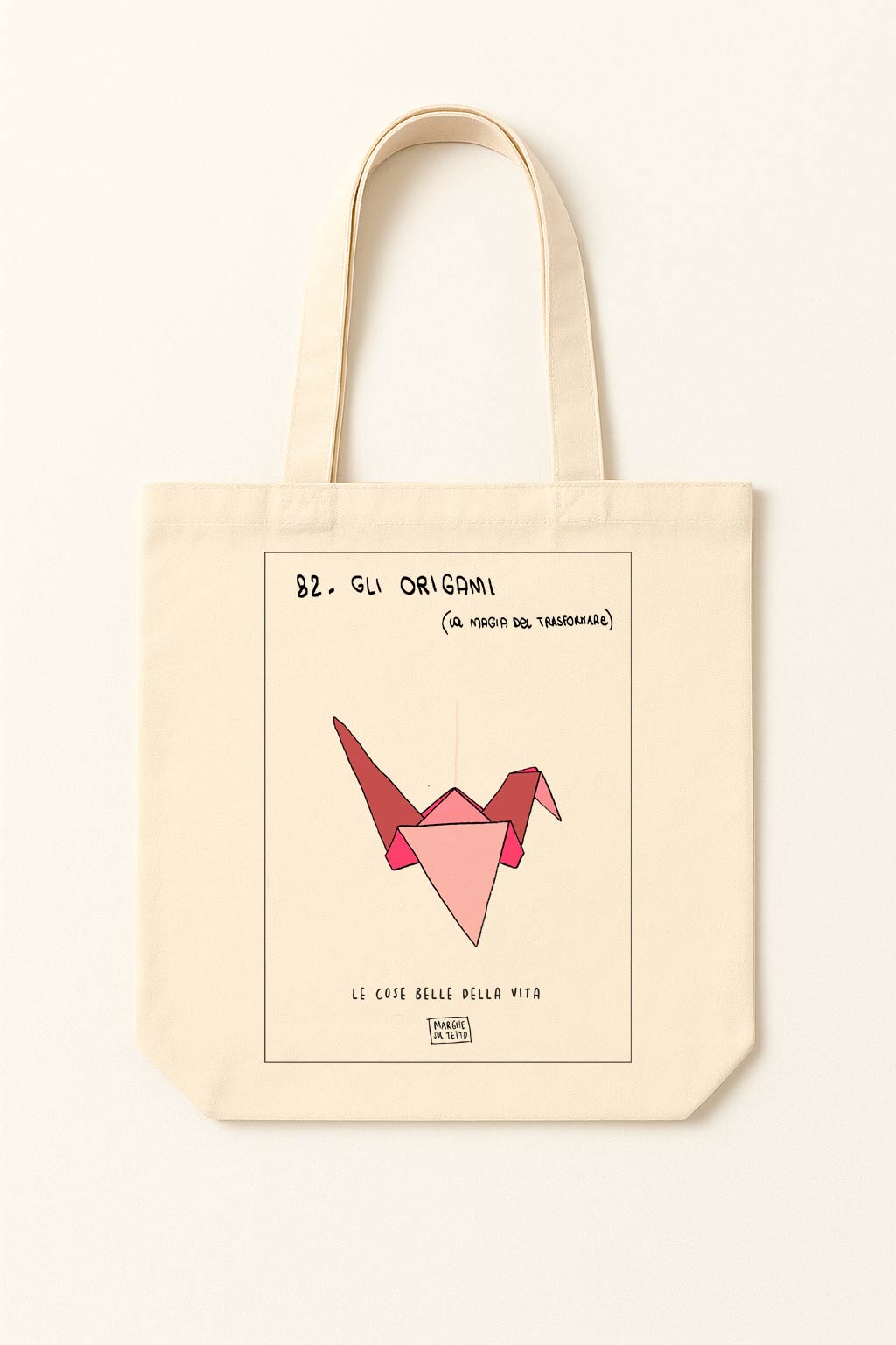 The beautiful things in life - 82. Origami (the magic of transformation) - tote bag