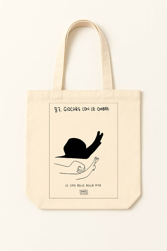 The beautiful things in life - 87. Playing with shadows - tote bag