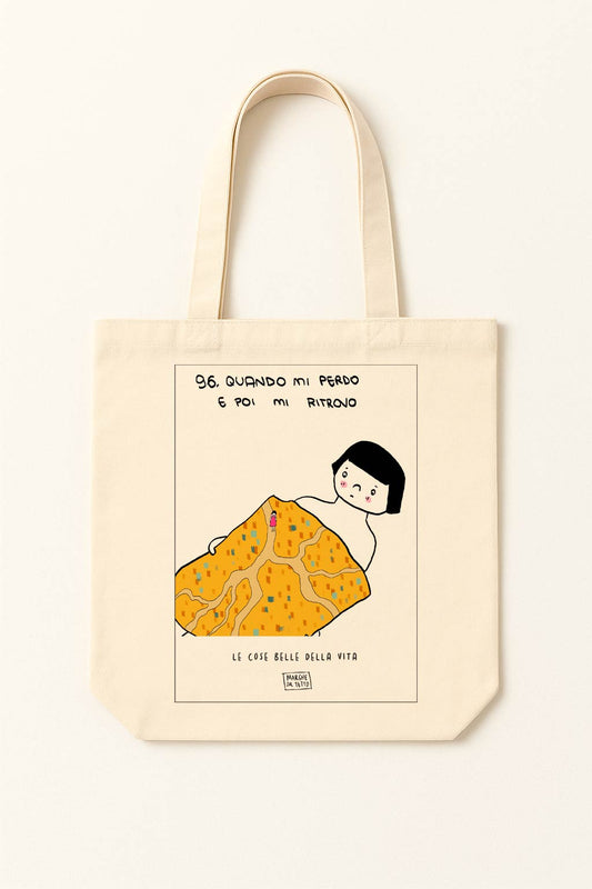 The beautiful things in life - 96. When I lose myself and then find myself again - tote bag