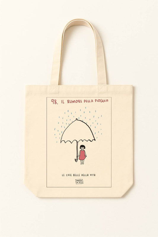 The beautiful things in life - 98. The sound of rain - tote bag