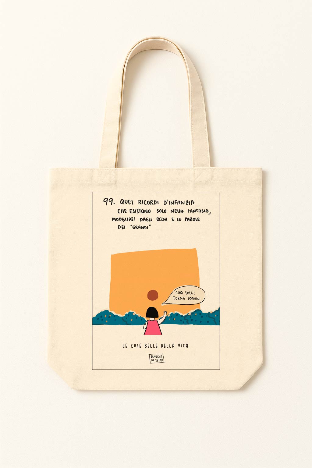 The beautiful things in life - 99. Those childhood memories, existing only in the imagination, shaped by the eyes and words of the "grown-ups" - tote bag